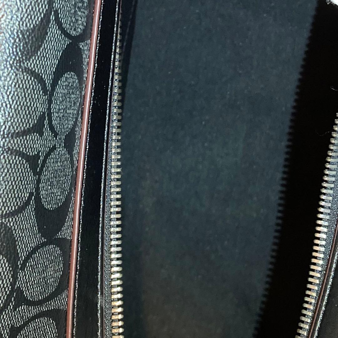 【新品未使用】大容量 COACH 2wayボストンバッグ ブラック F23207