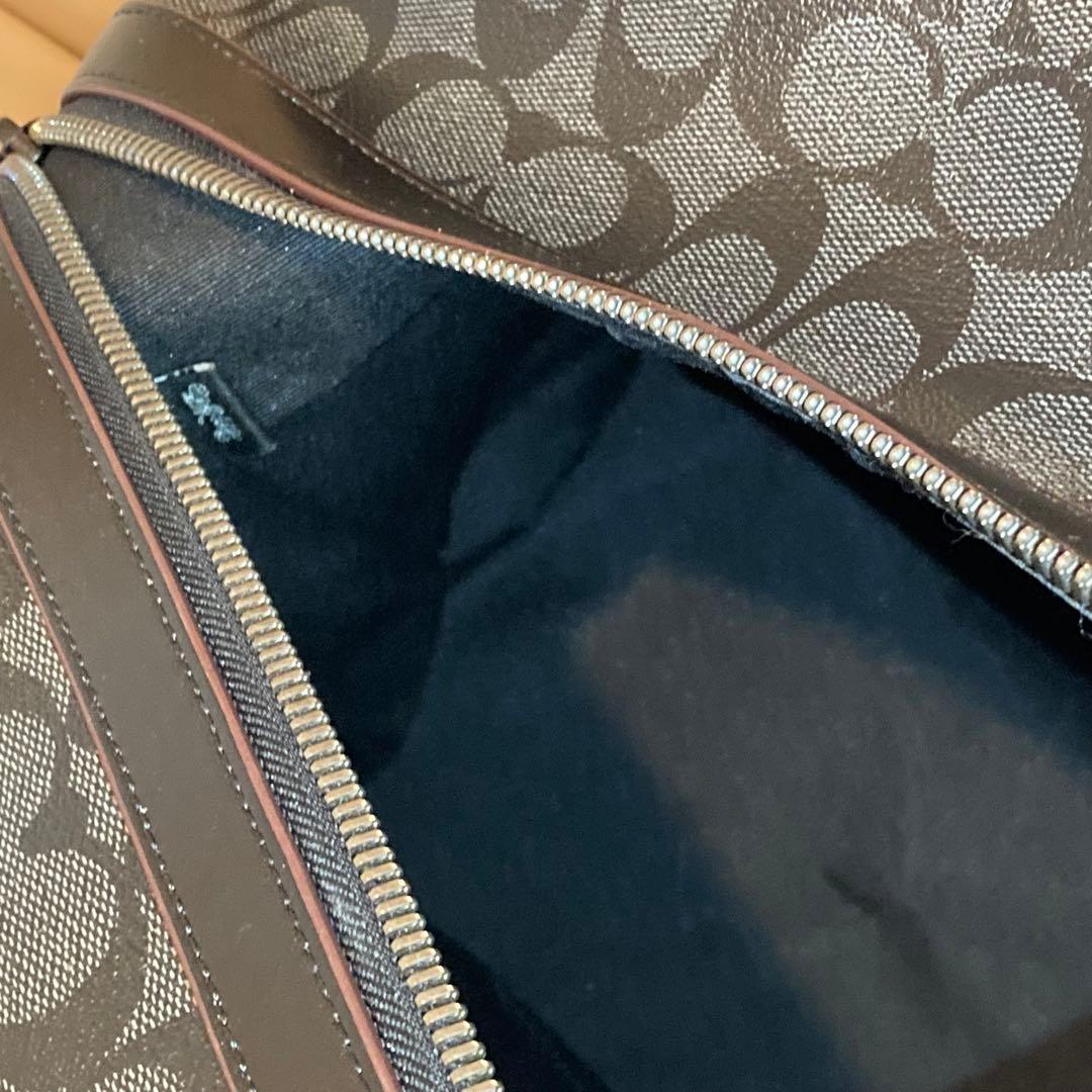 【新品未使用】大容量 COACH 2wayボストンバッグ ブラック F23207