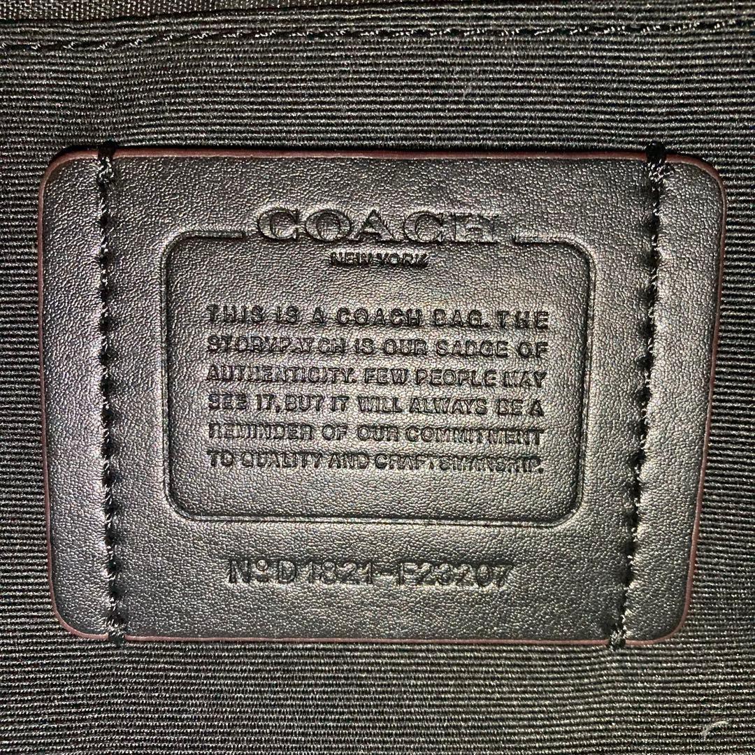 【新品未使用】大容量 COACH 2wayボストンバッグ ブラック F23207