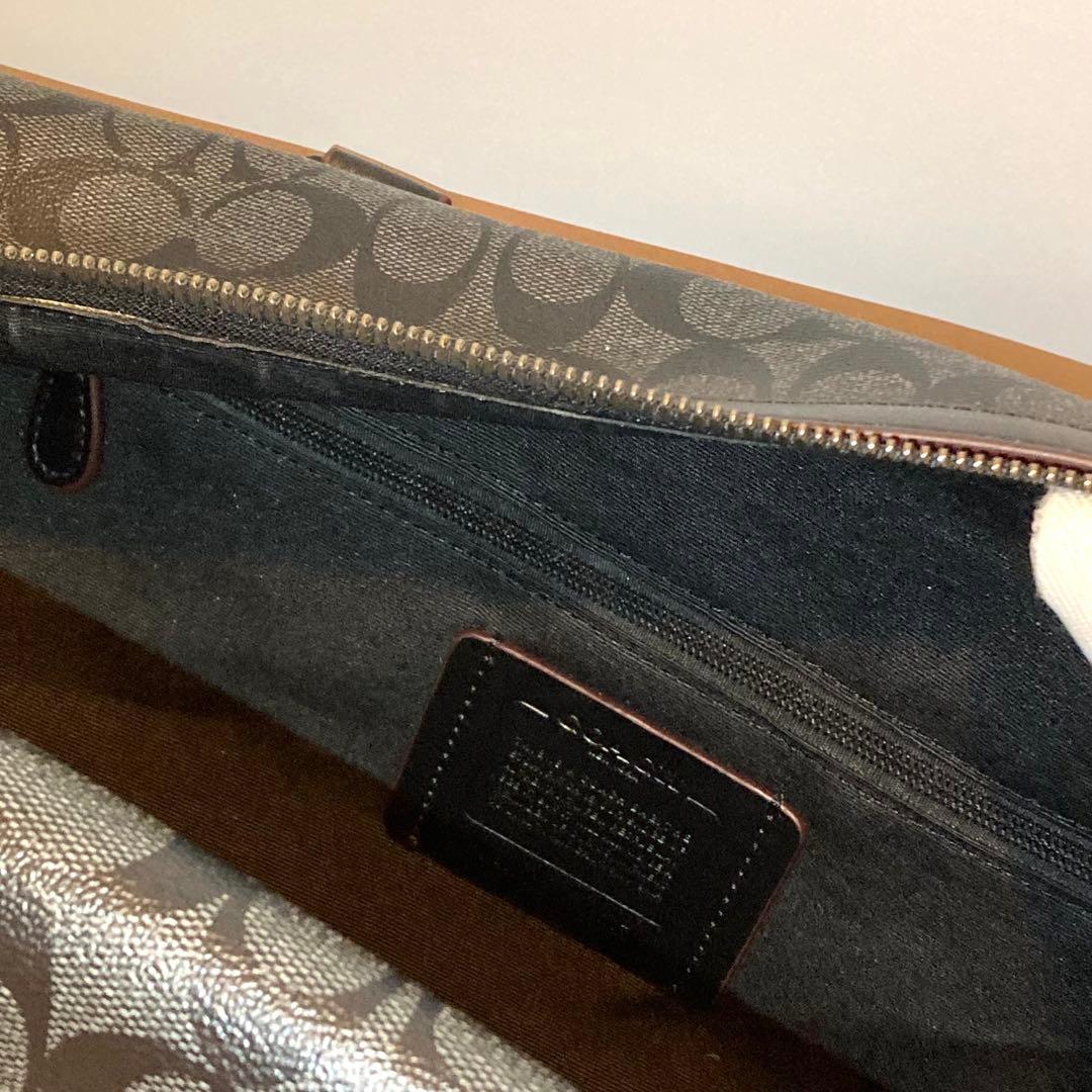 【新品未使用】大容量 COACH 2wayボストンバッグ ブラック F23207