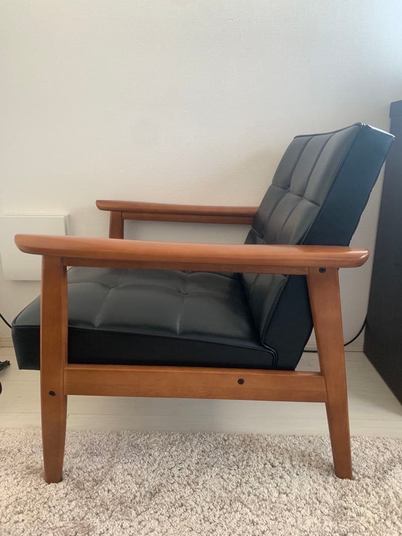 【24年購入品】カリモク60 Kチェア 1シーター スタンダードブラック