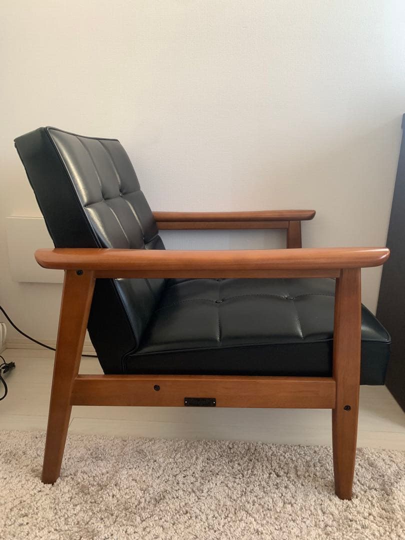 【24年購入品】カリモク60 Kチェア 1シーター スタンダードブラック