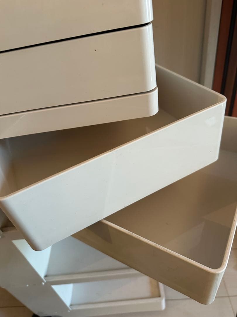 正規品　B-LINE/ボビーワゴン　4段ホワイト　MADE IN ITALY