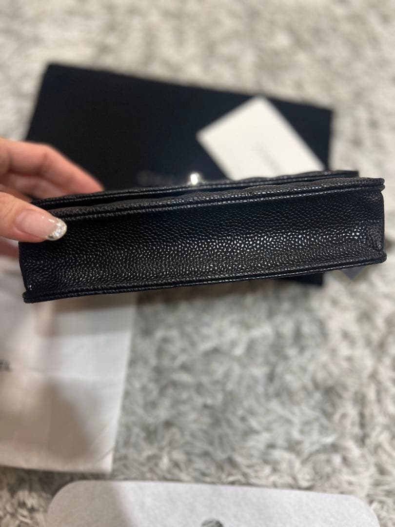 CHANEL シャネル　ノベルティ　ショルダーバッグ　チェーンウォレット　黒