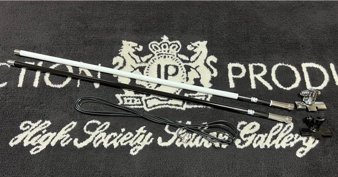 最新作！送料込！VIPアンテナ黒　本物ジャンクションプロデュース