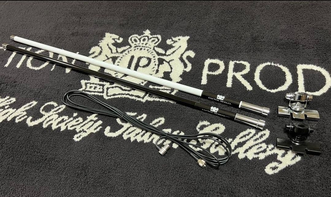 最新作！送料込！VIPアンテナ黒　本物ジャンクションプロデュース