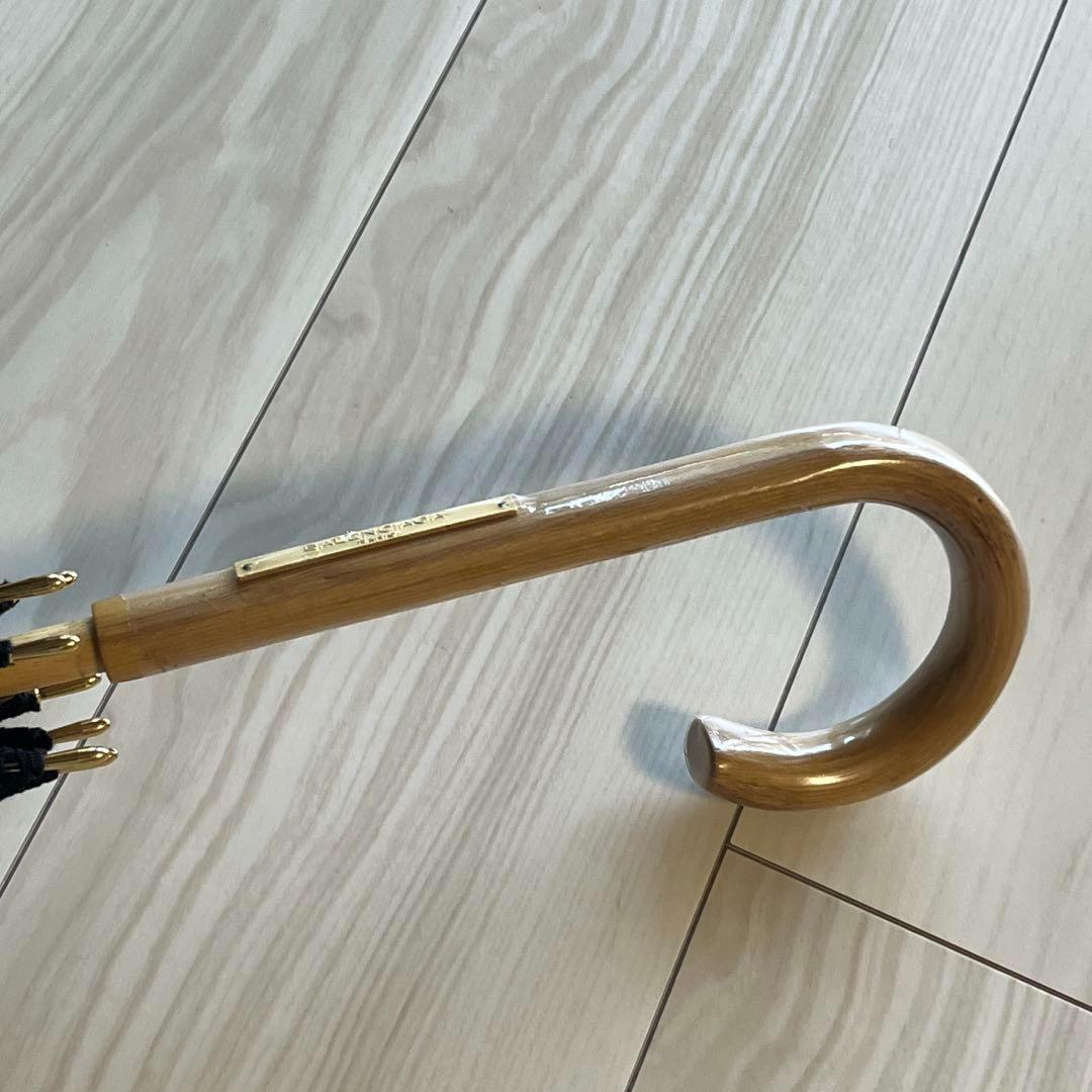 バレンシアガ　日傘　長傘　黒　レース