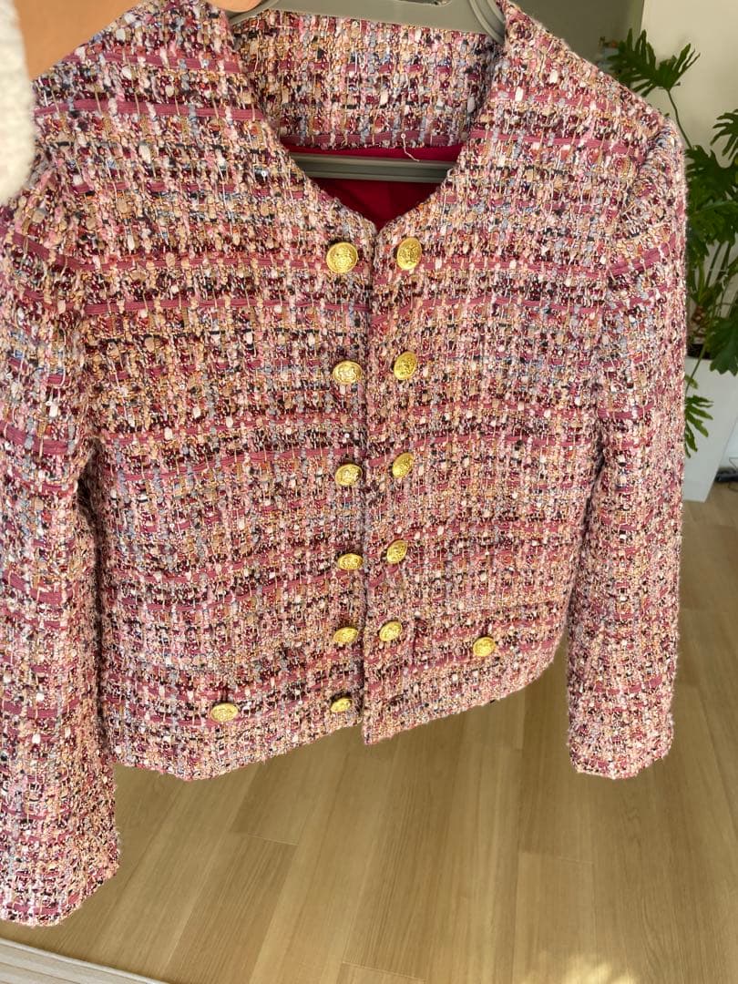 ピンク系 ジャケット