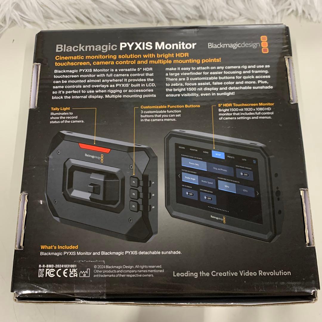 ジャンク　Blackmagic Design PYXIS Monitor