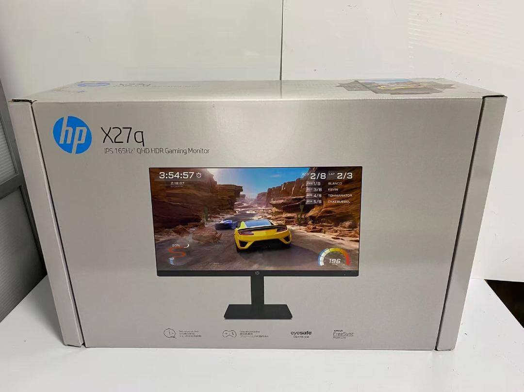 新品HP X27q 27インチ 165Hz QHDゲーミング ディスプレイ