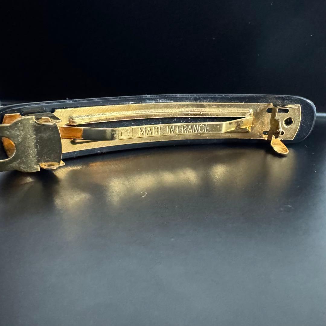 最終値下げ　希少　CHANEL シャネル　バレッタ　カメリア　ココマーク