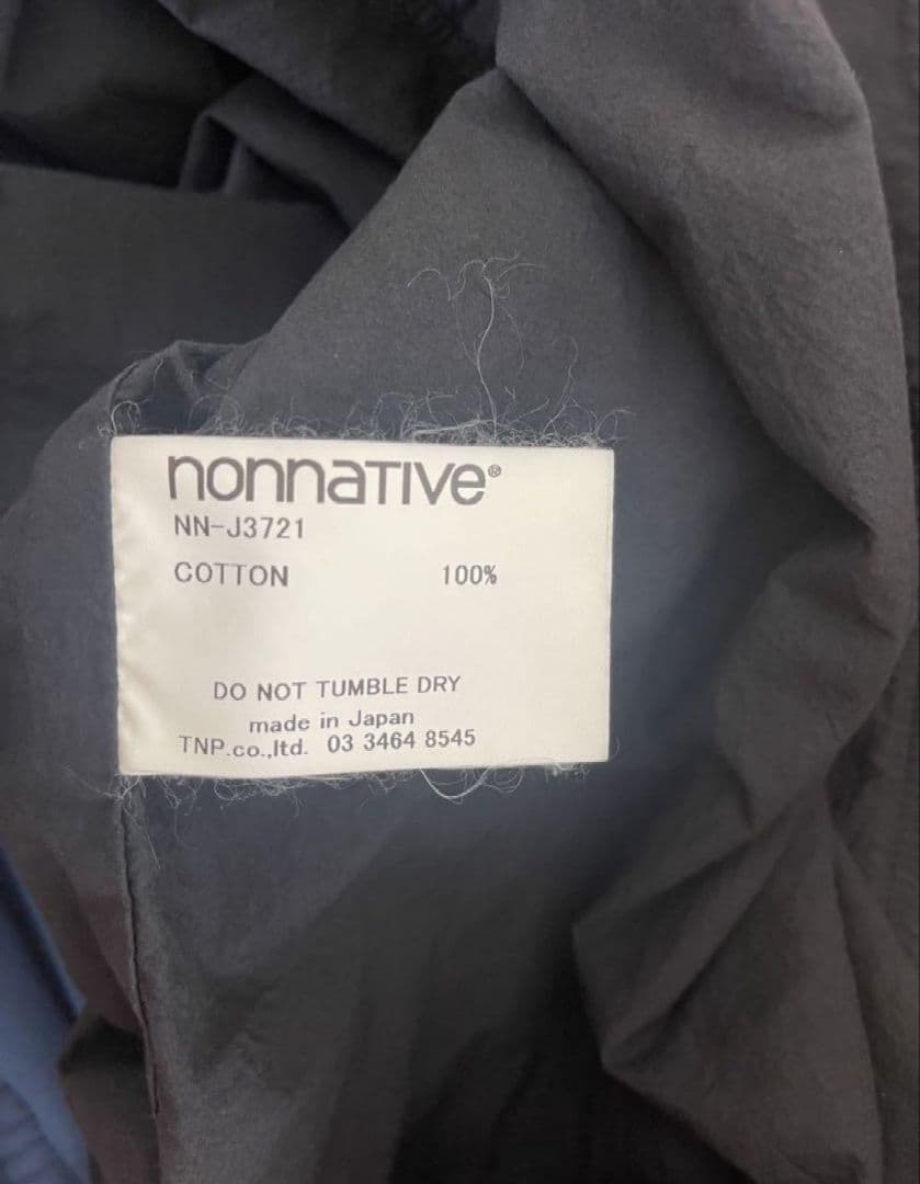 nonnative TROOPER SMOCK COTTON 1　ノンネイティブ