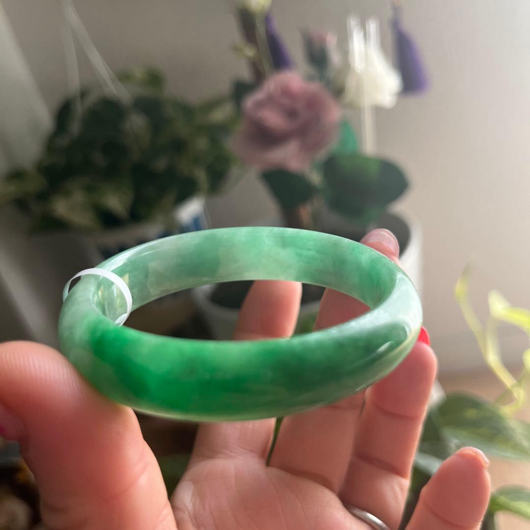 干青翡翠　腕輪　お守り