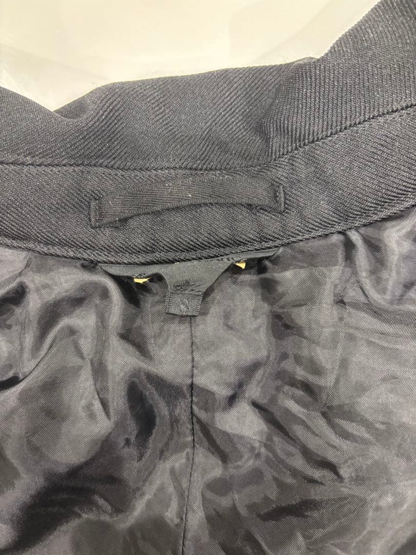 20AW コムデギャルソン　ポリエステル縮絨　ケープコート　ノワールケイニノミヤ