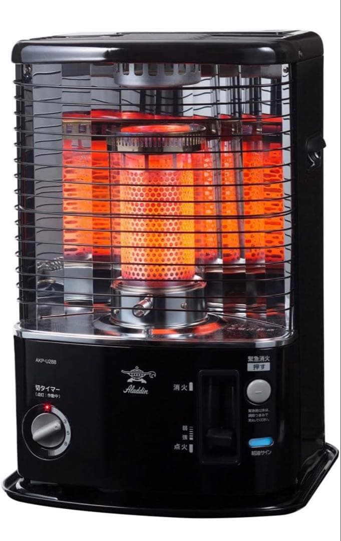 アラジン (Aladdin) 石油ストーブ ブラック AKP-U288