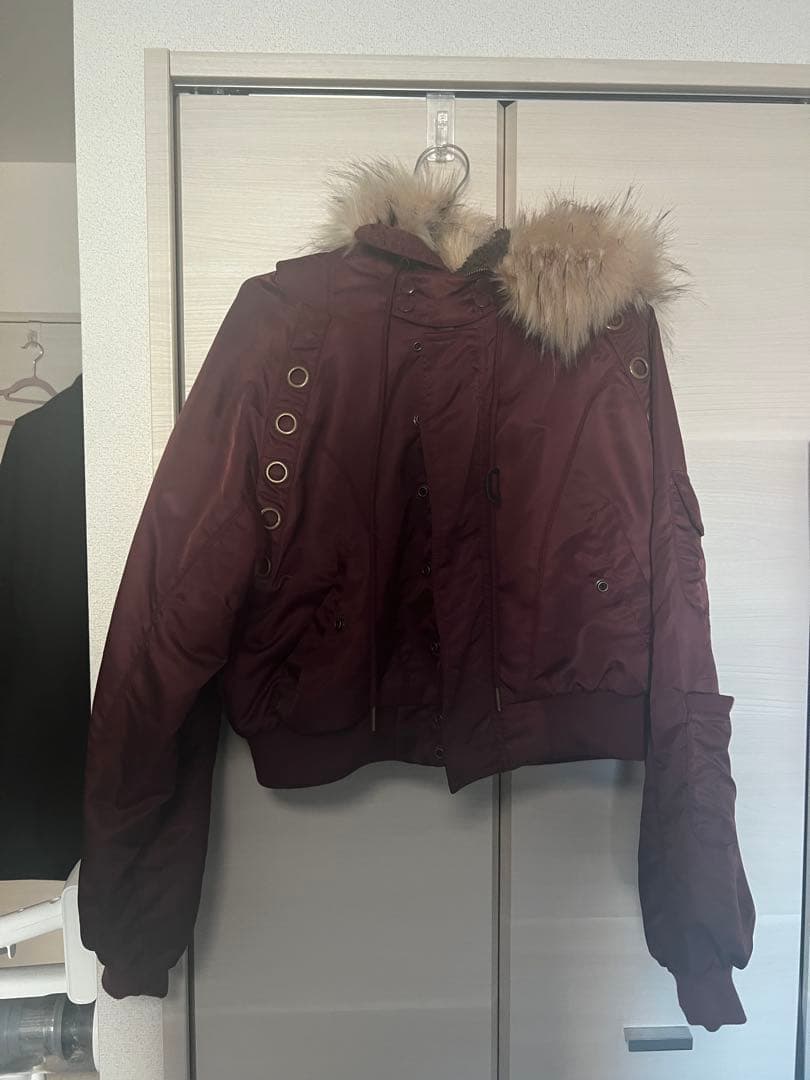 FANCY CLUB アイレットファーMA-1