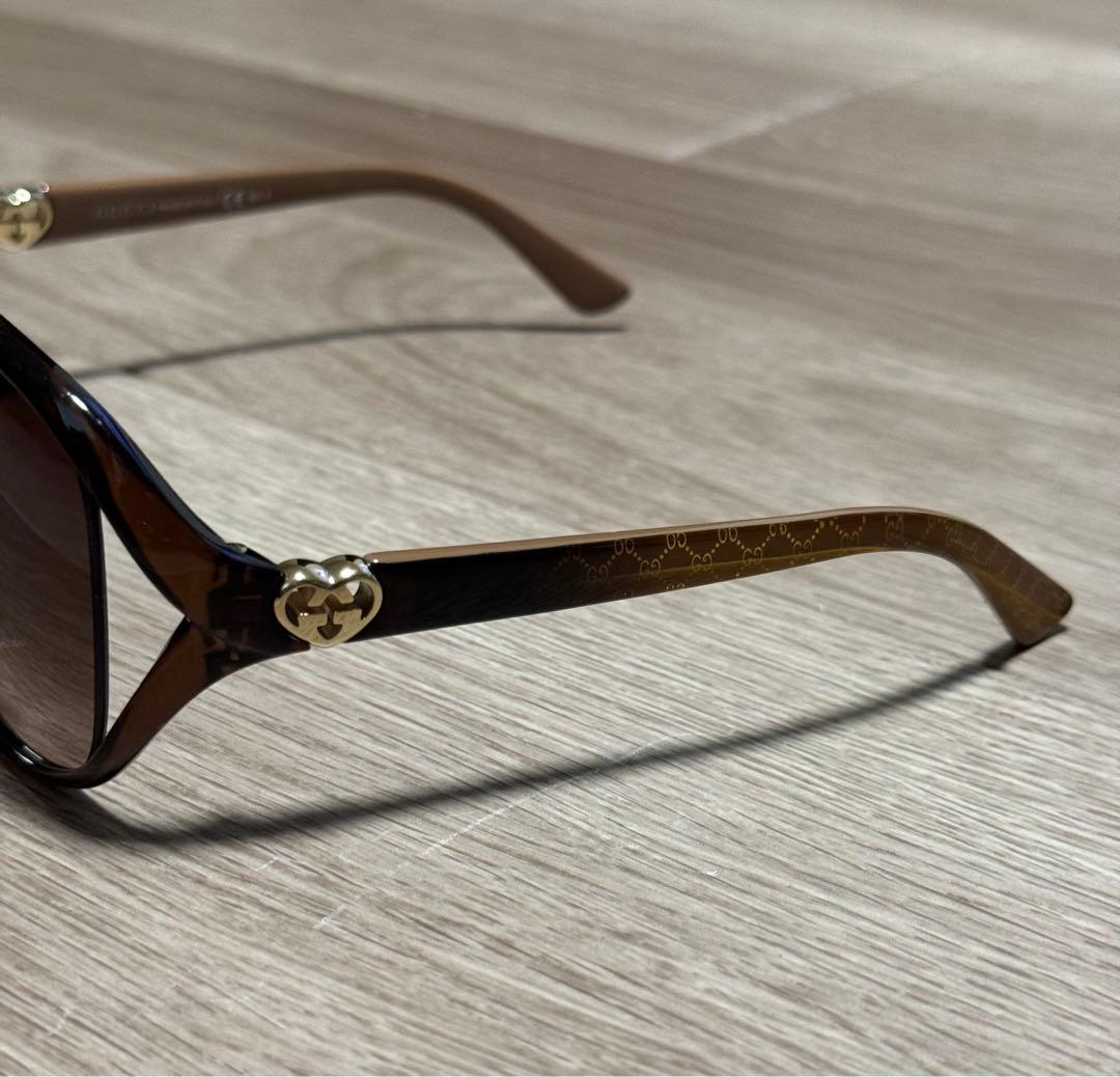 GUCCI サングラス インターロッキング グラデーション ブラウン