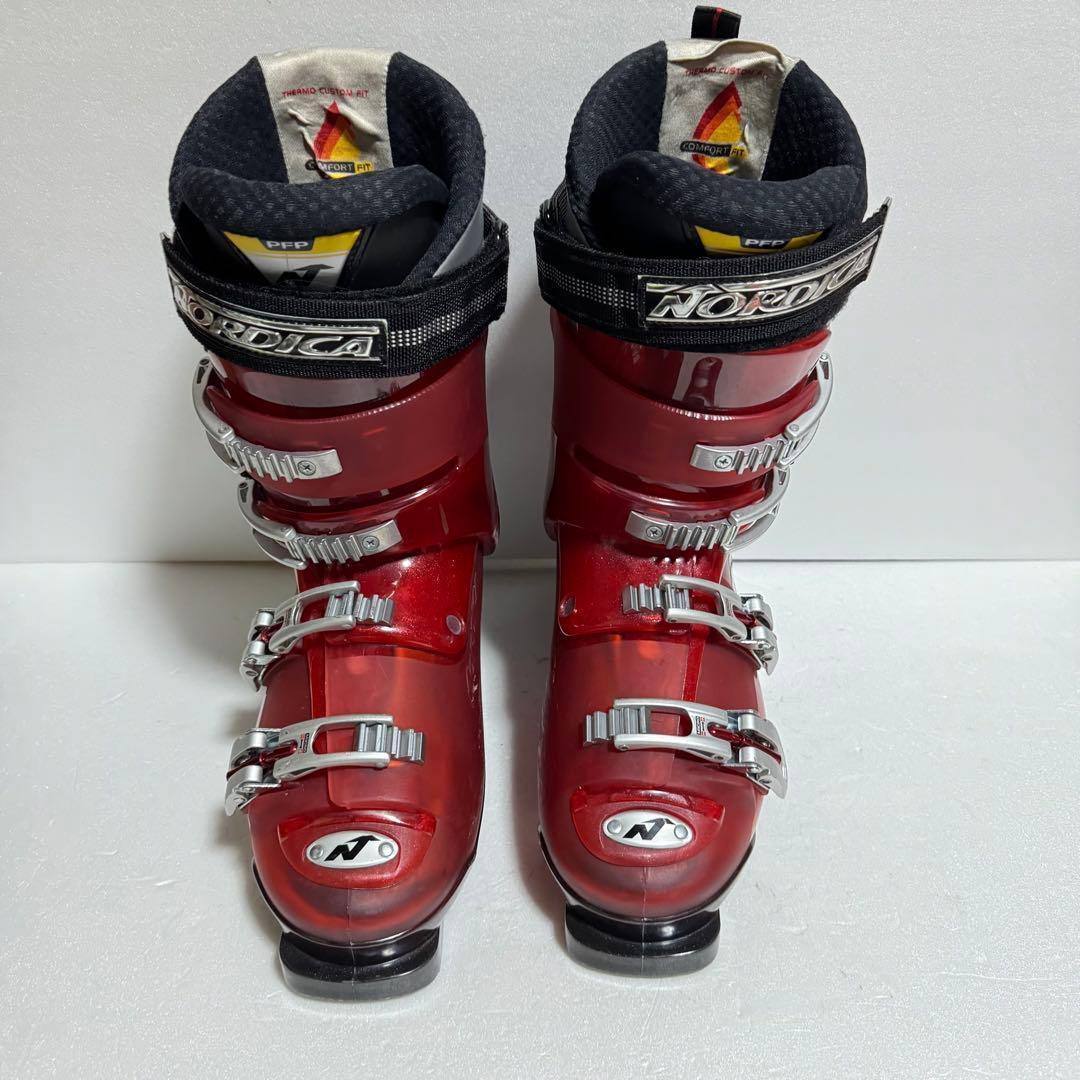 スキーブーツ 27CM27.5cm Nordicaレッド赤色初心者315mm