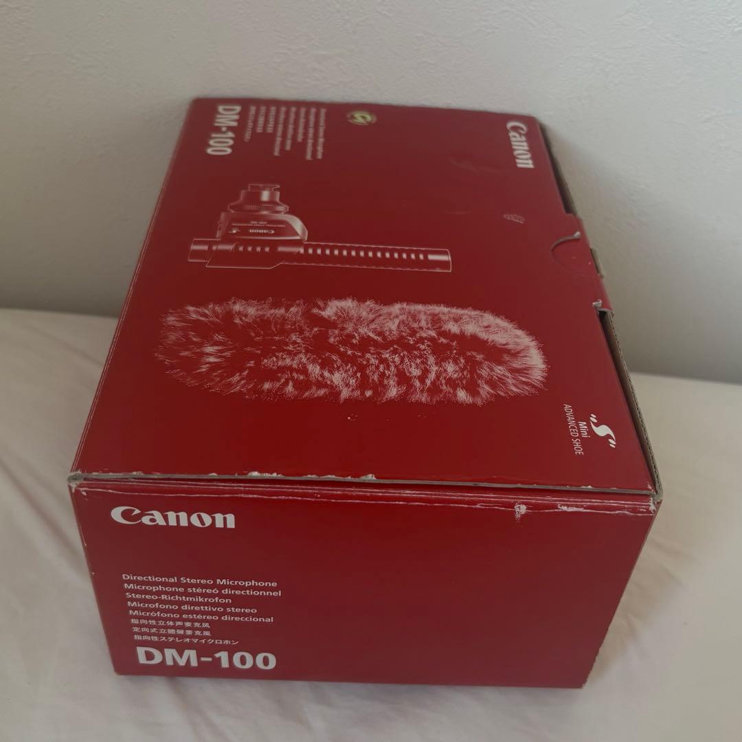 日本製 Canon DM-100 マイク 指向性　ビデオカメラ用