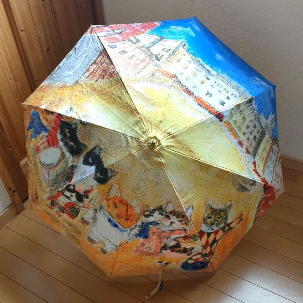 マンハッタナーズManhattaner’s 長傘 猫と街並み