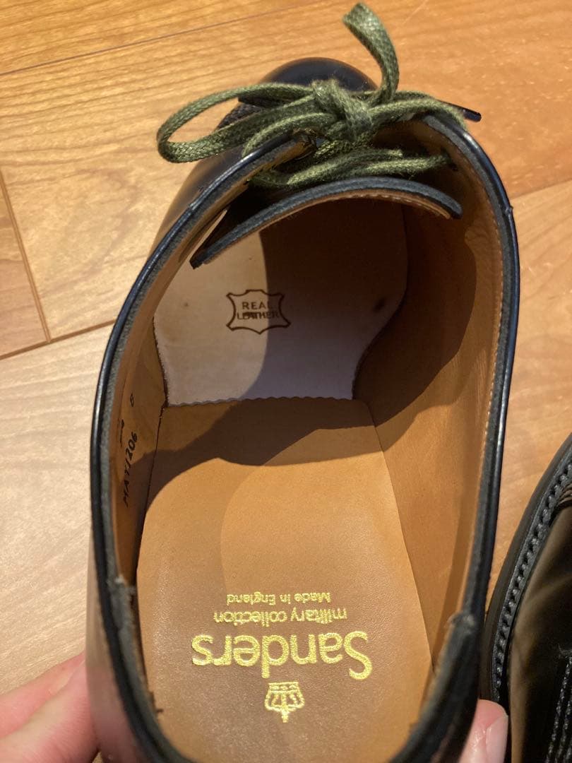 売り切り最終値下げ 新品UK8 サンダースミリタリーダービーシューズ 27㎝