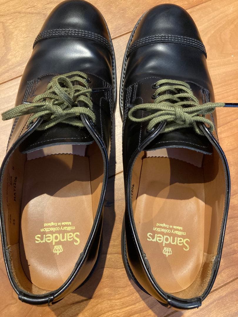 売り切り最終値下げ 新品UK8 サンダースミリタリーダービーシューズ 27㎝