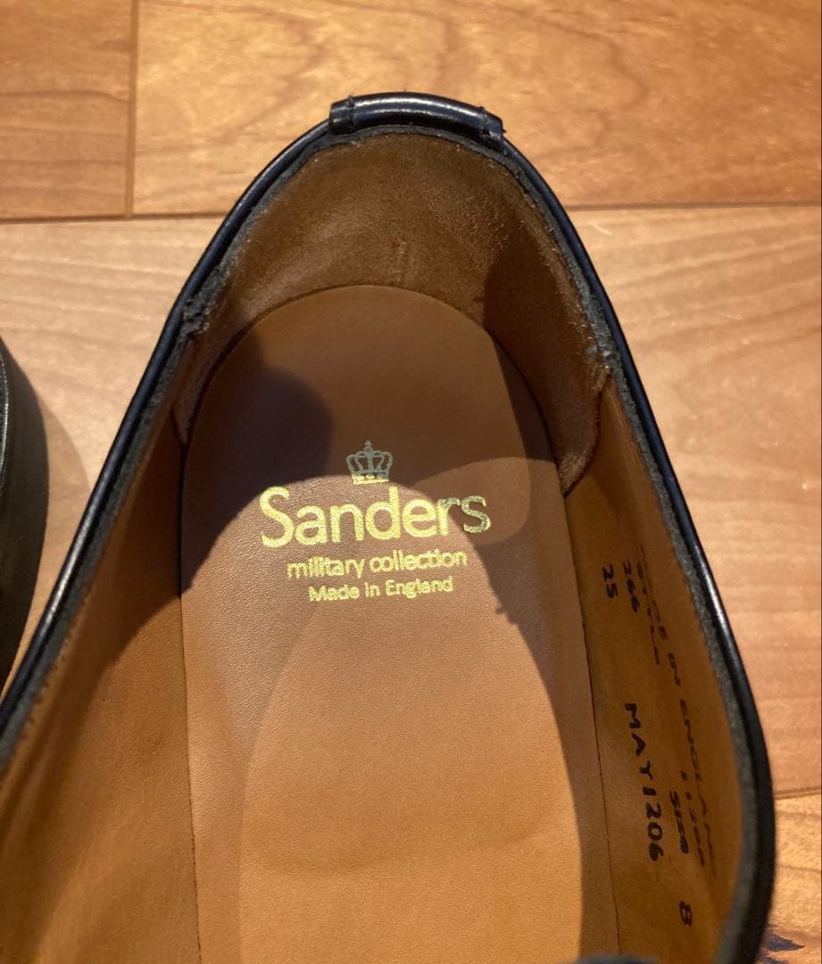 売り切り最終値下げ 新品UK8 サンダースミリタリーダービーシューズ 27㎝