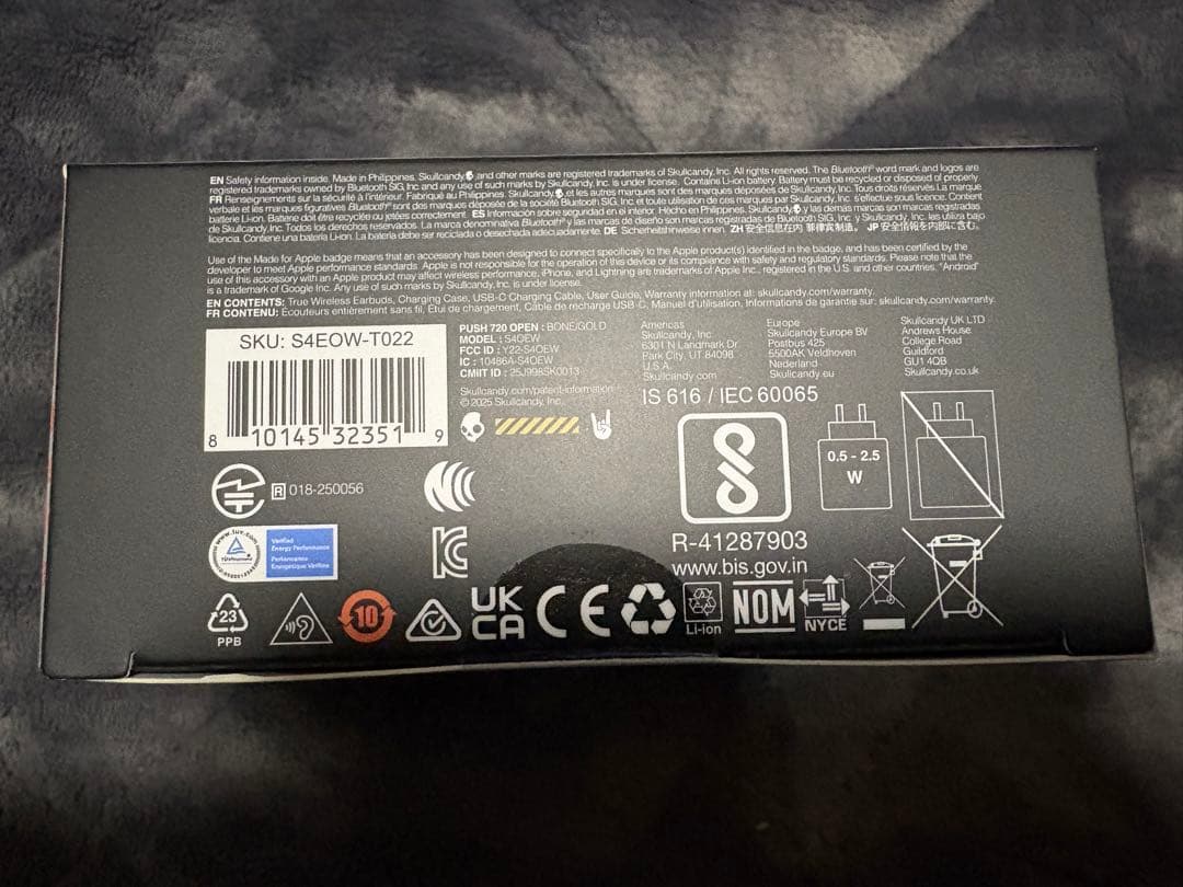 Skullcandy Push 720 Open ワイヤレスイヤホン