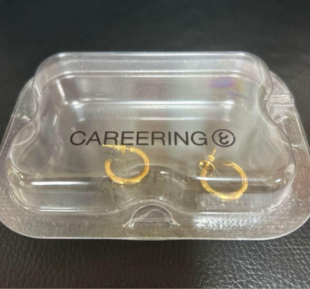 キャリアリング CAREERING 301 PLACEBO ピアス 両耳ゴールド