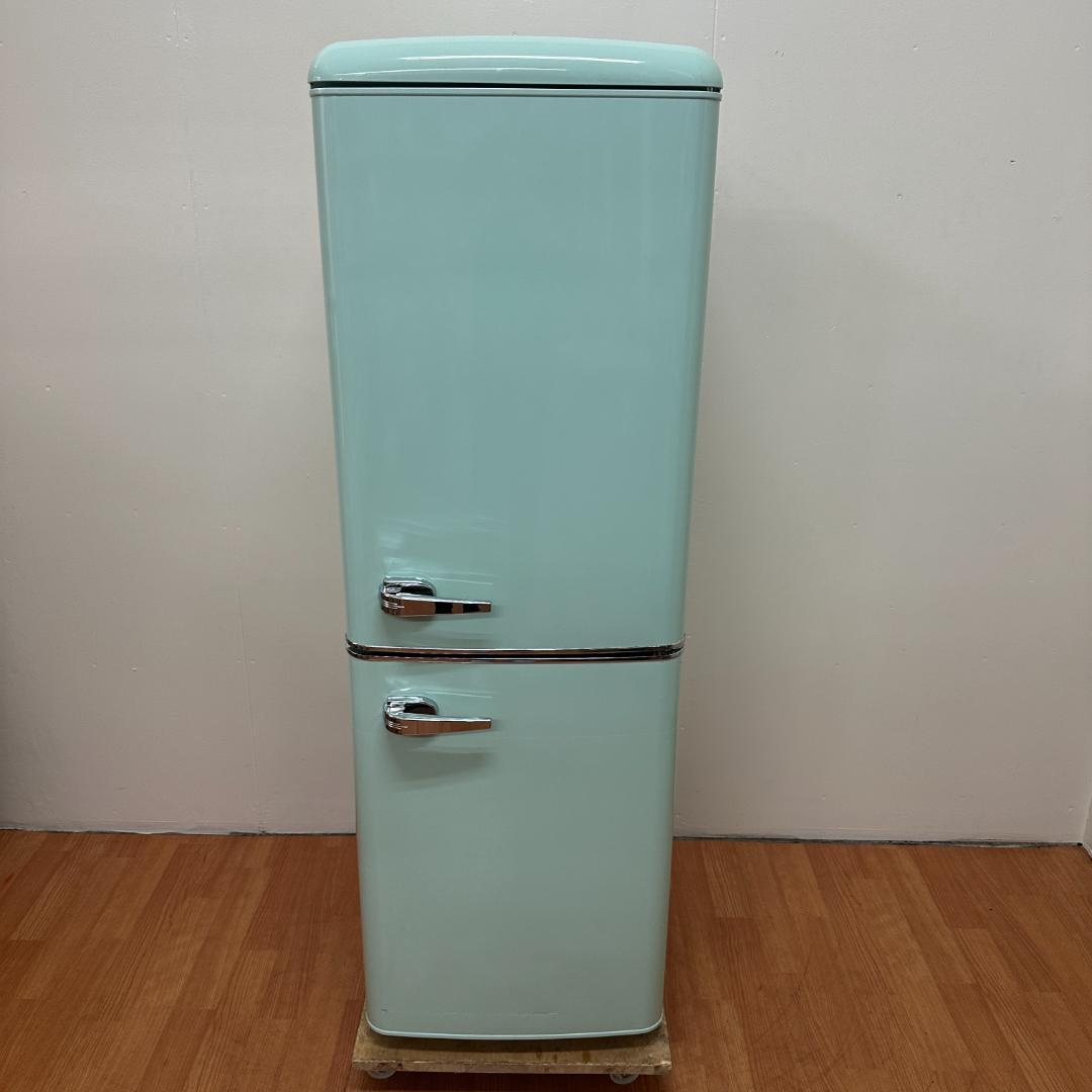 アイリスオーヤマ 2ドア冷蔵庫 2022年製 130L レトロ J09-02