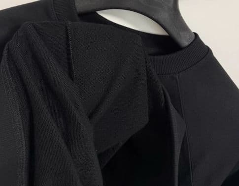 ✨ ami paris アミパリ 黒 トレーナー　サイズ L