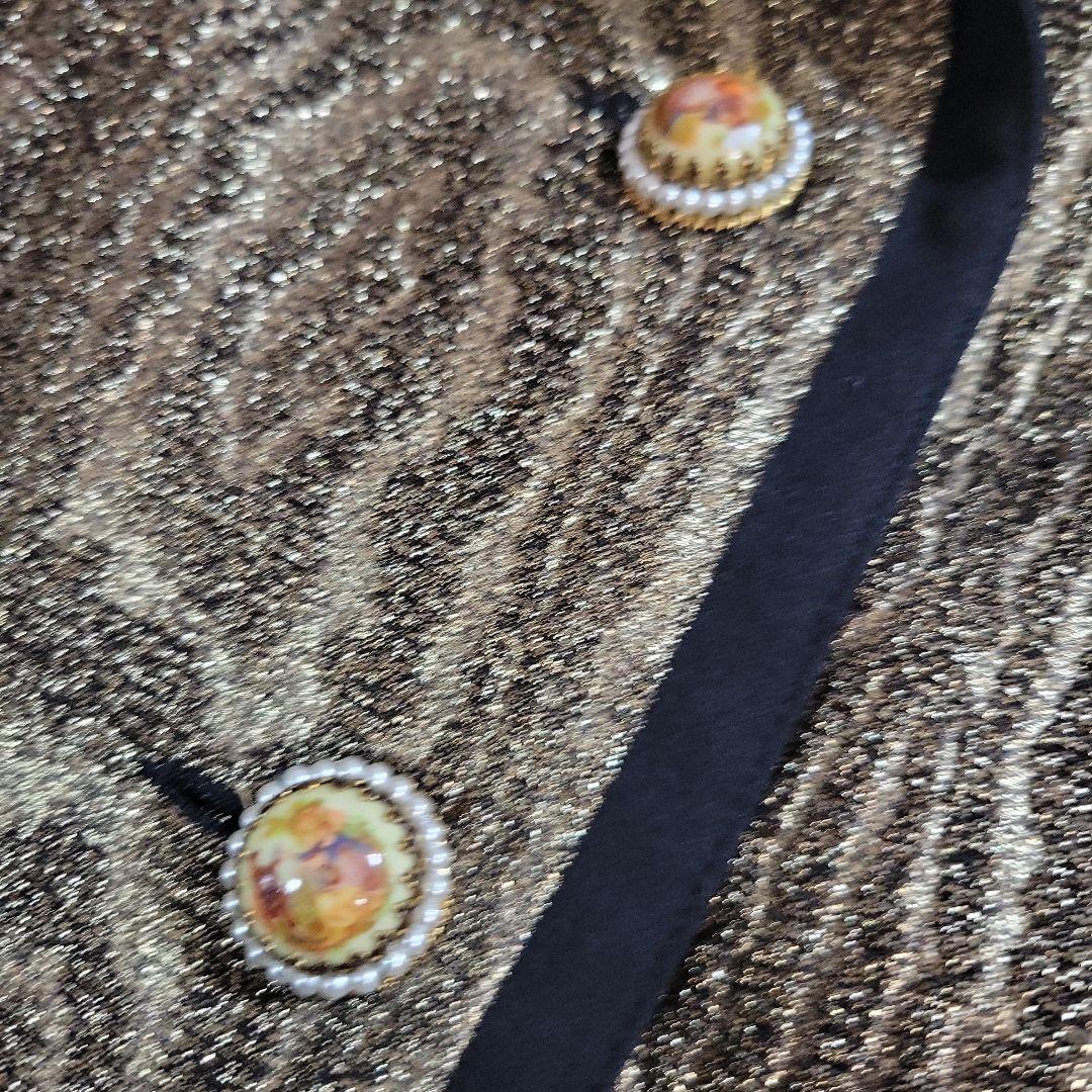 VERSUS テーラードジャケット レディース40　ゴールド