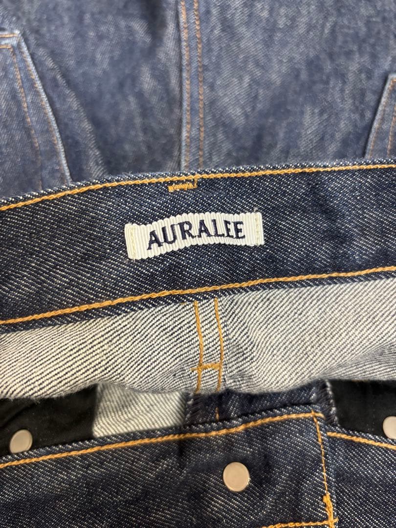 パンツ AURALEE HARD TWIST DENIM 5P PANTS 32