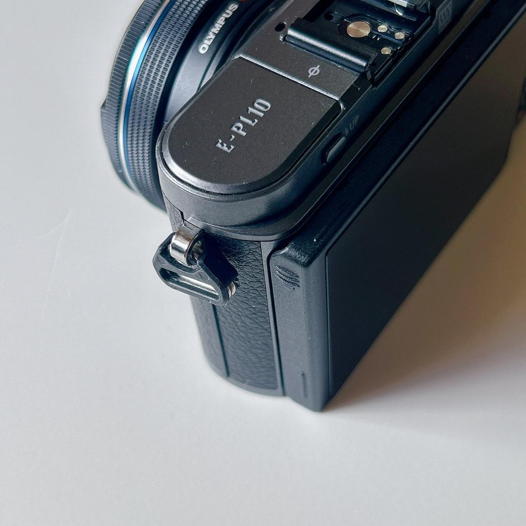 【OLYMPUS E-PL10 ミラーレス一眼カメラ　ブラック】スマホ転送