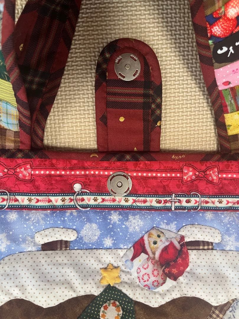 すーちゃんと猫サンタバック