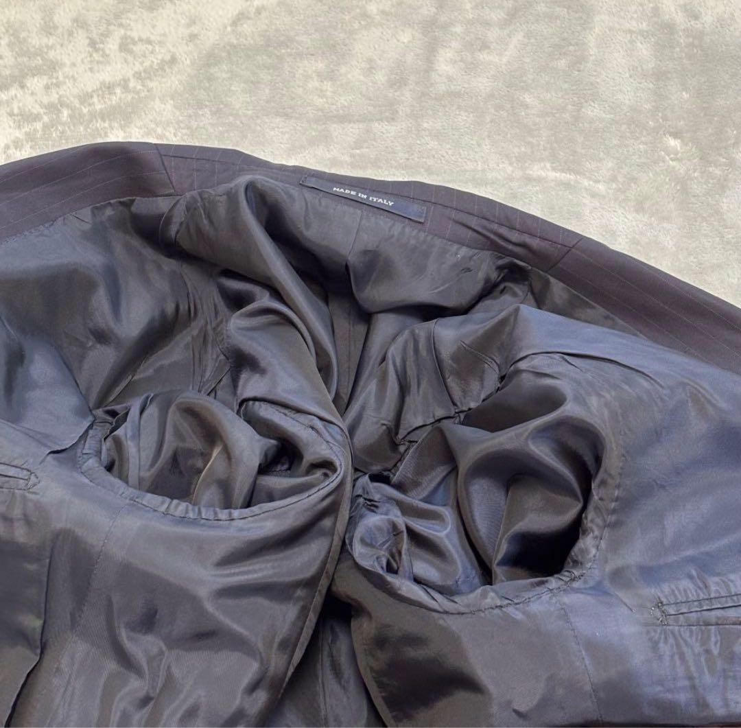 美品✨TAGLIATORE ×カノニコ セットアップスーツ 48 ネイビー 2B