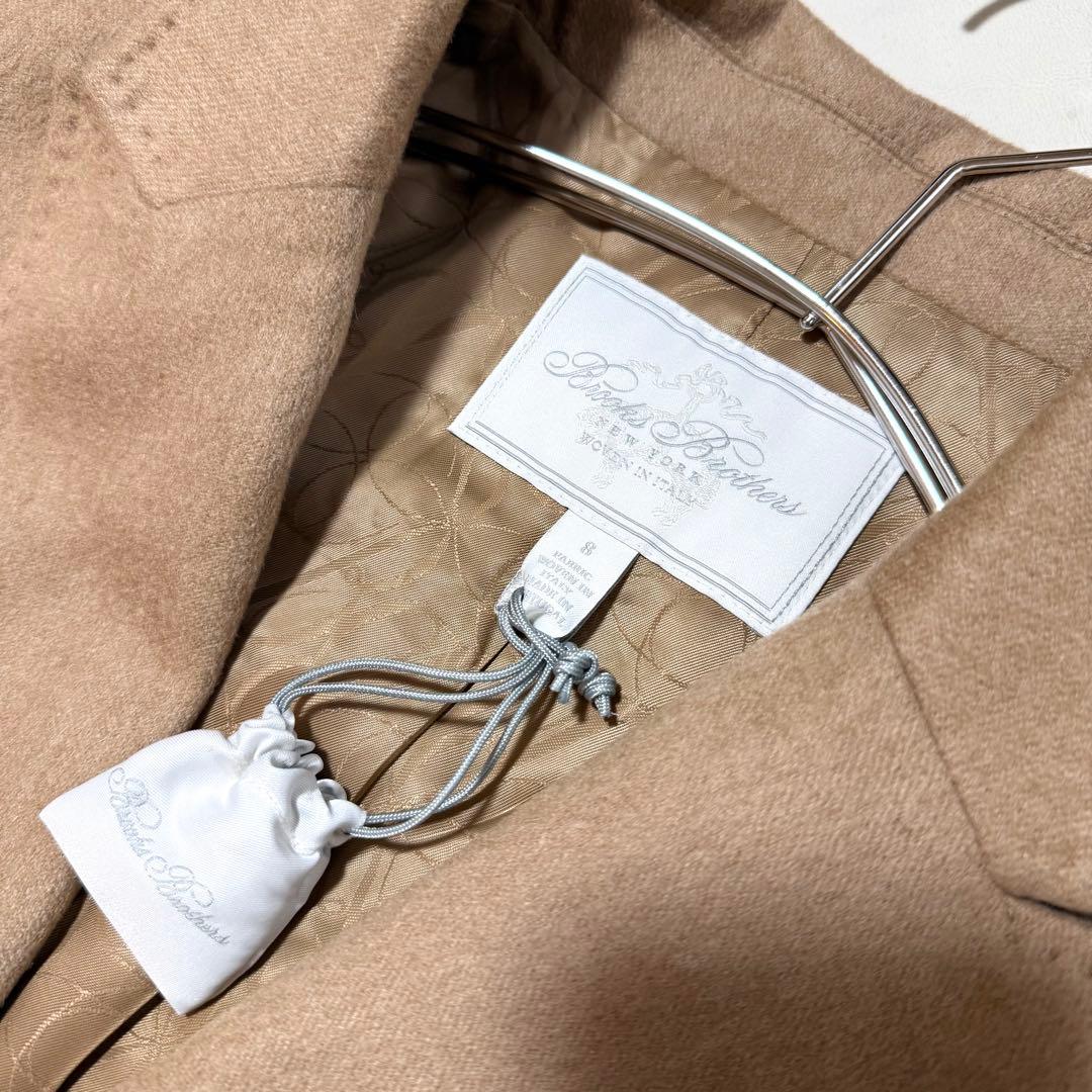 新品✨ブルックスブラザーズ✨キャメルヘア　ピークドラペルジャケット　Lサイズ