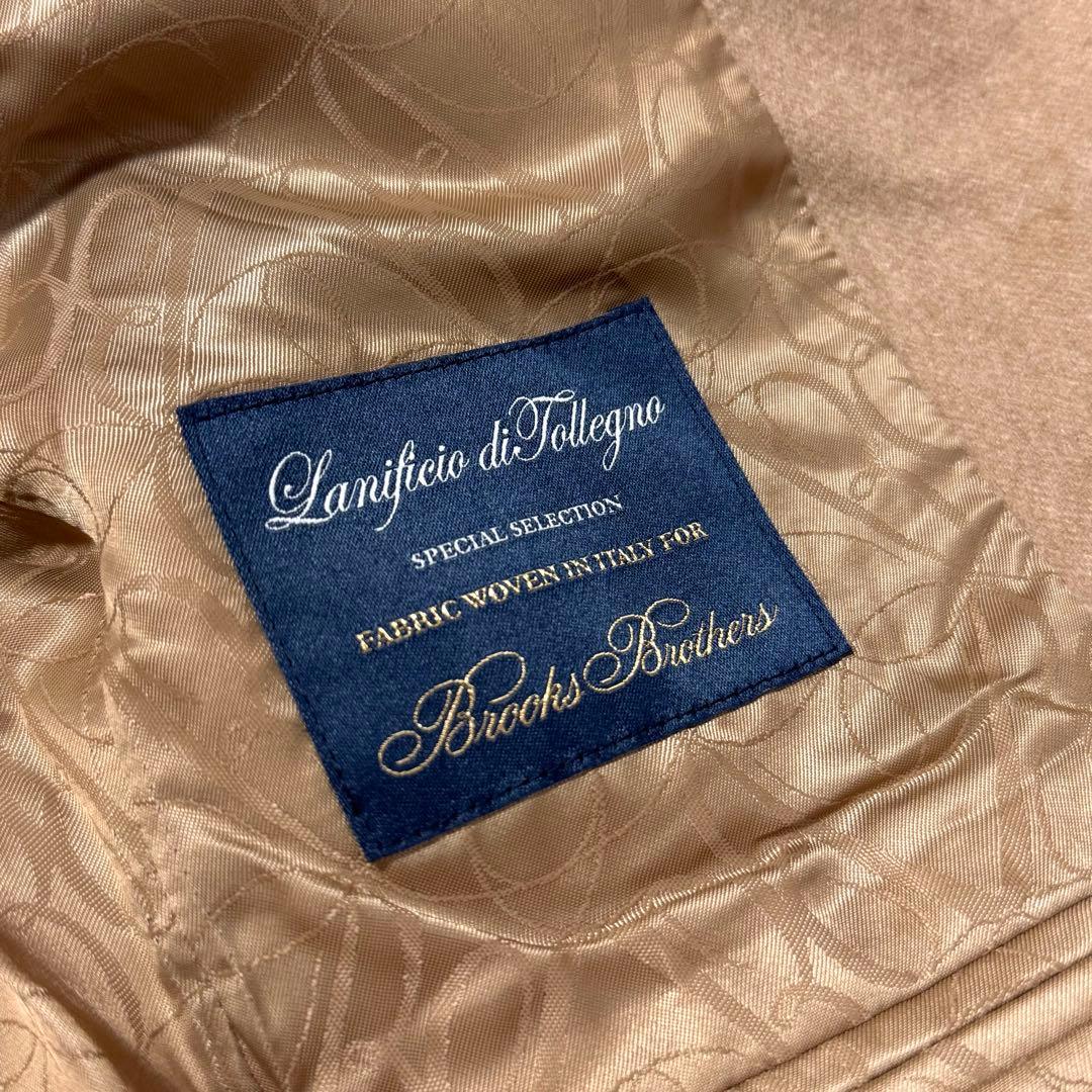 新品✨ブルックスブラザーズ✨キャメルヘア　ピークドラペルジャケット　Lサイズ