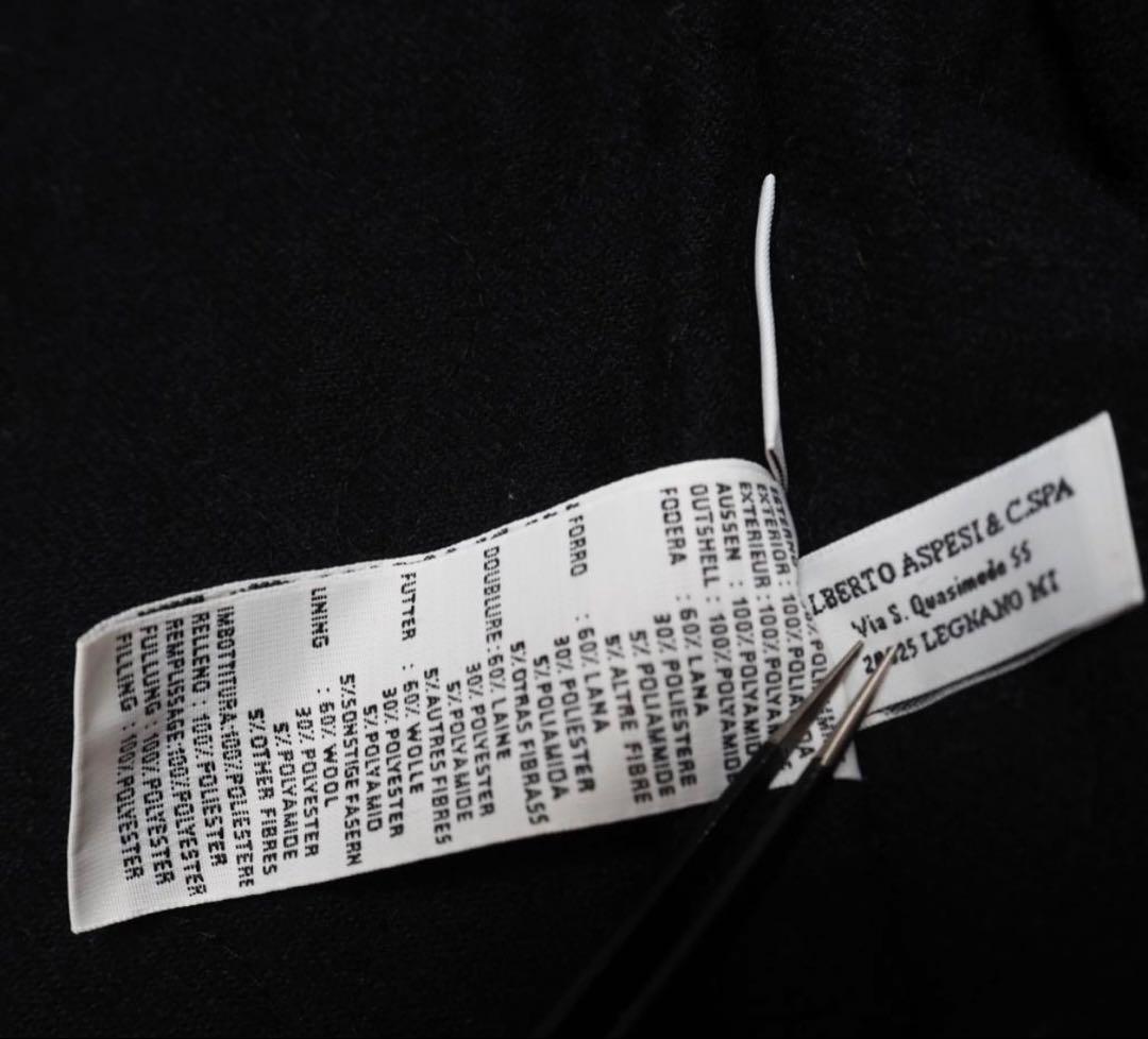 美品 ASPESI M-65 MINIFIELD WOOL VENTO 紺 L