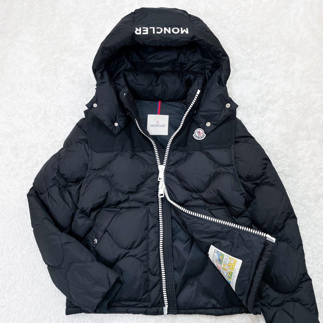 極美品 MONCLER モンクレール 2WAY ダウンジャケット 黒 L
