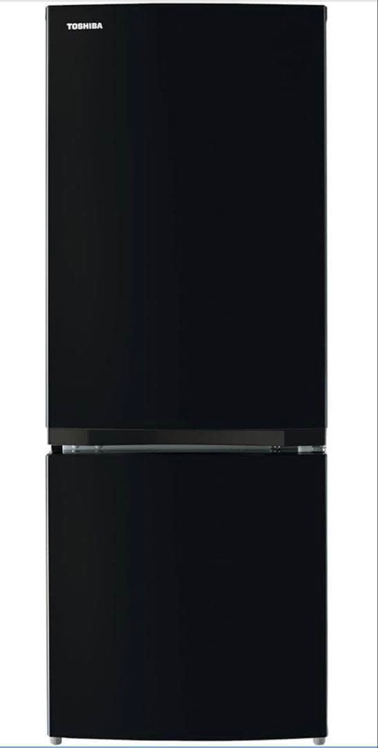 東芝 GR-V15BS(K) 2ドア冷蔵庫 セミマットブラック　※2月末発送