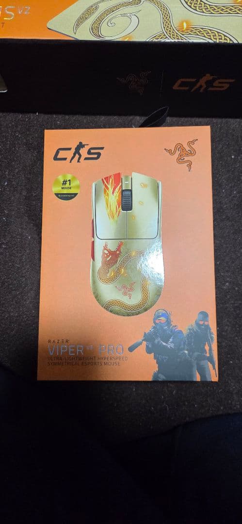 新品 Razer viper v3 pro GIGANTUS V2 CS セット