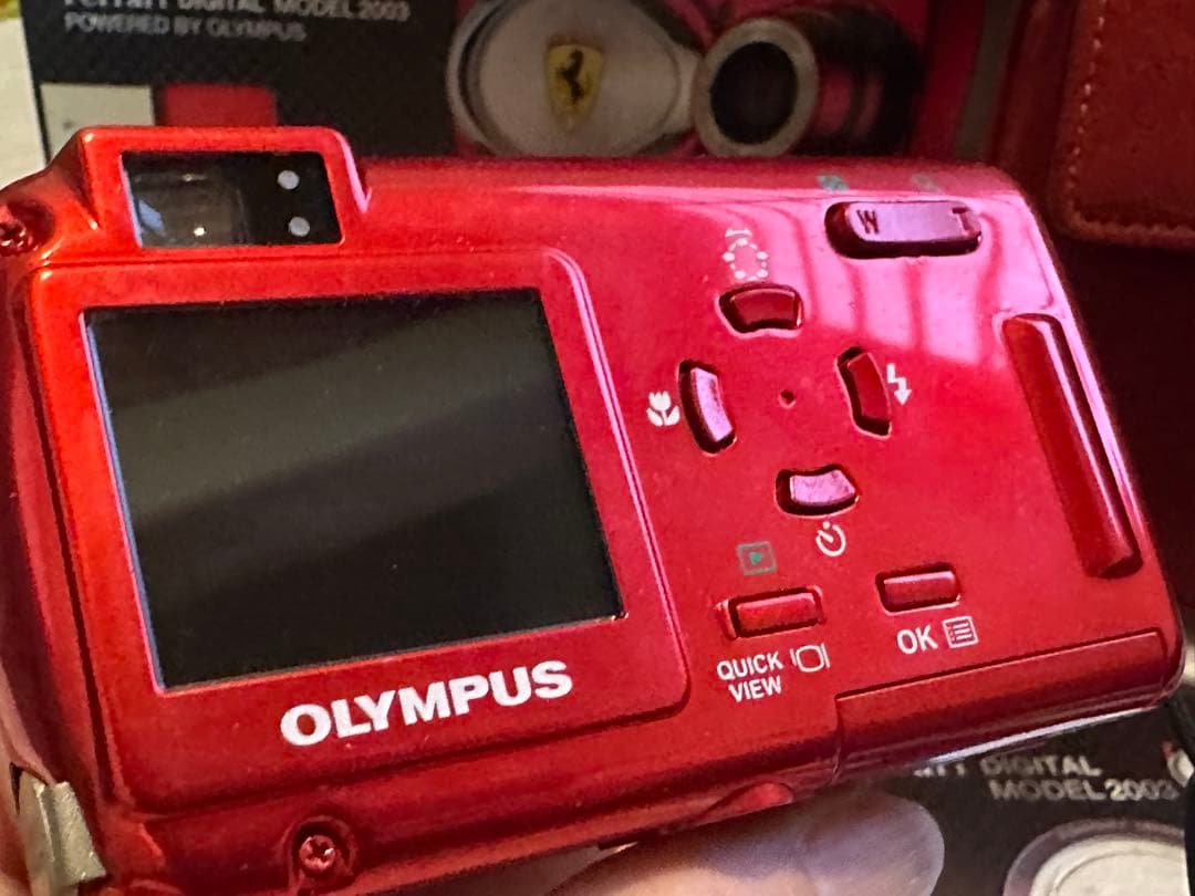 超レア オリンパス フェラーリ デジタルカメラ 2003 限定 不動 ジャンク