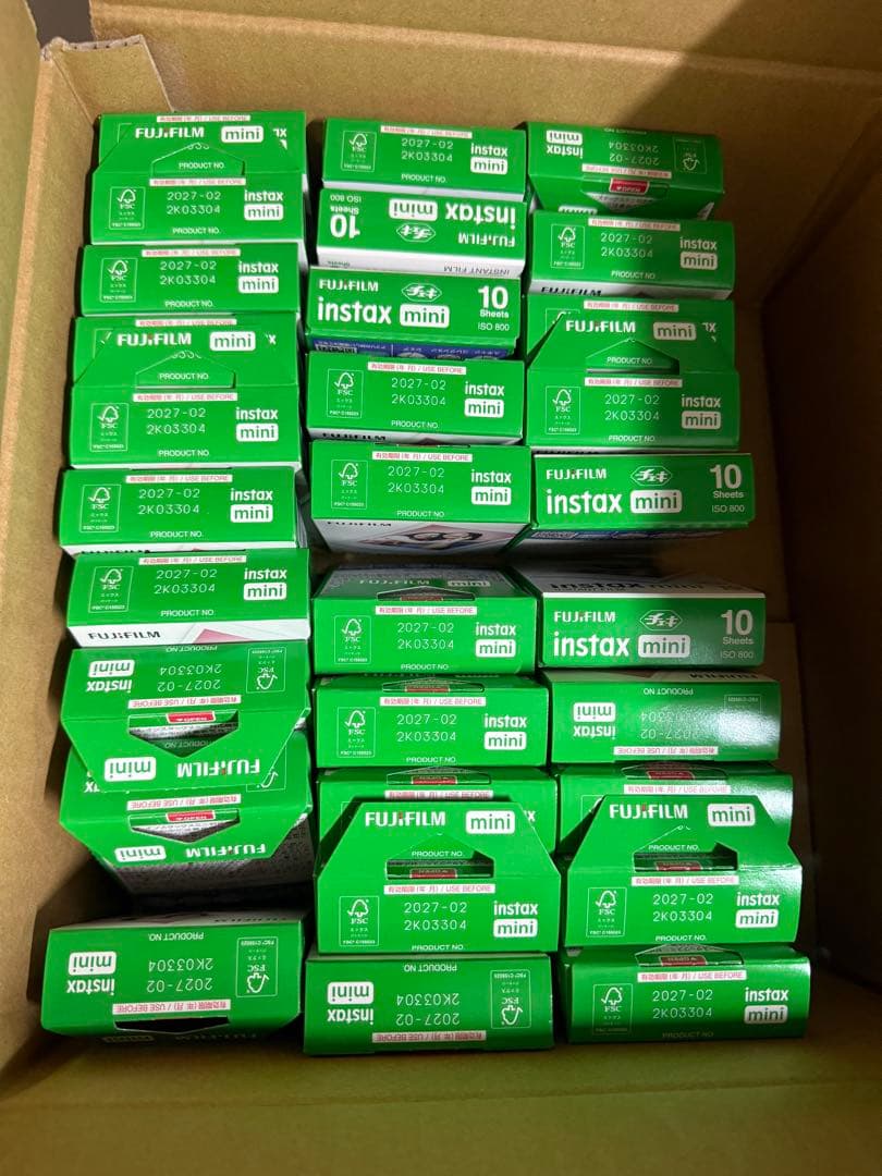 チェキフィルムINSTAX MINI10枚×30箱 300枚 有効期限27年2月