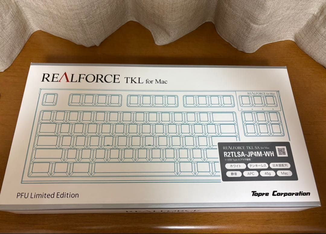 REALFORCE for Mac テンキーレス　R2TLSA-JP4M-WH
