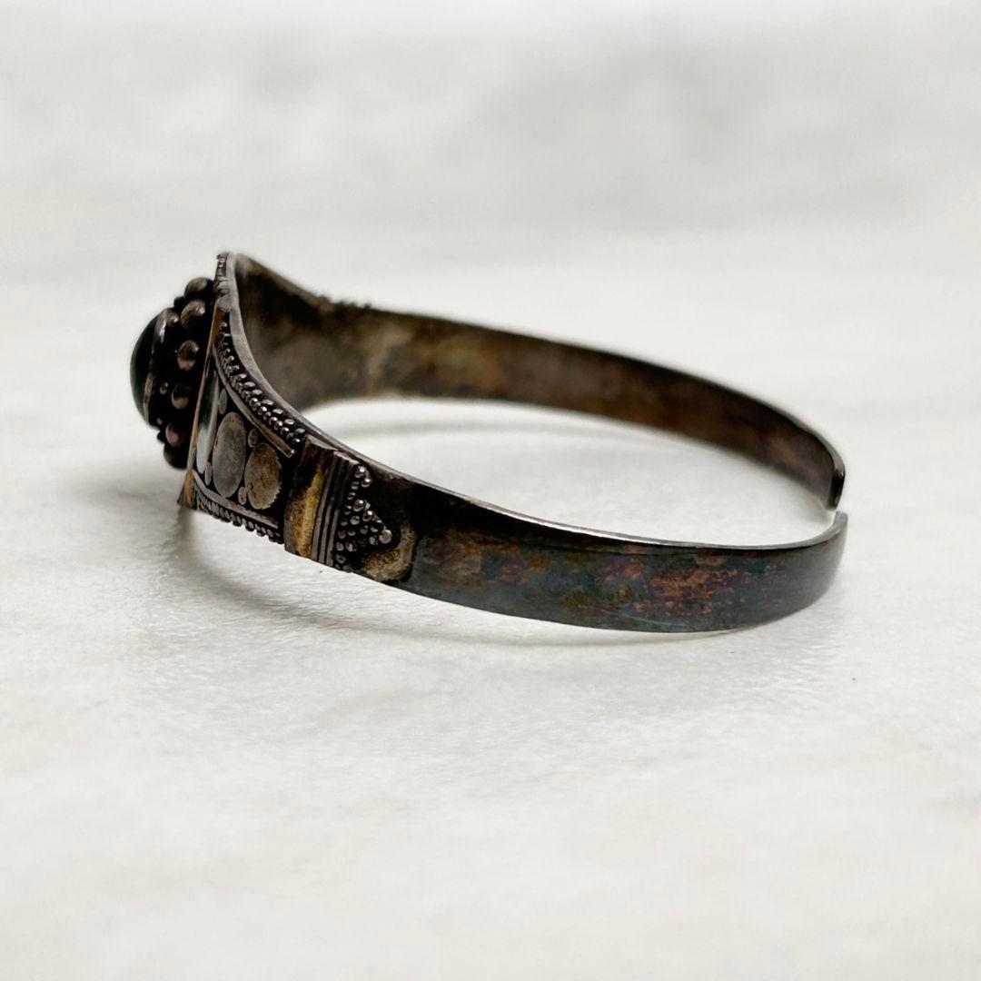 【極希少】シルバーバングル 60s 欧州 ヨーロッパ ヴィンテージ ターコイズ