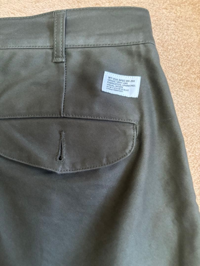 wtaps WRKT2501 オリーブドラブ ワークパンツ　XL