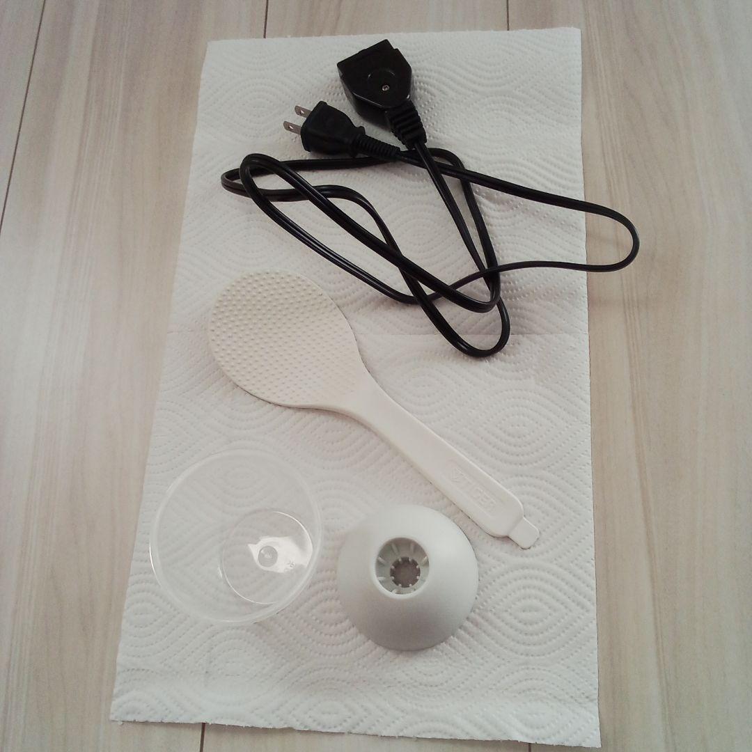 (中古品)　TIGER ホワイト炊飯器 デジタル表示