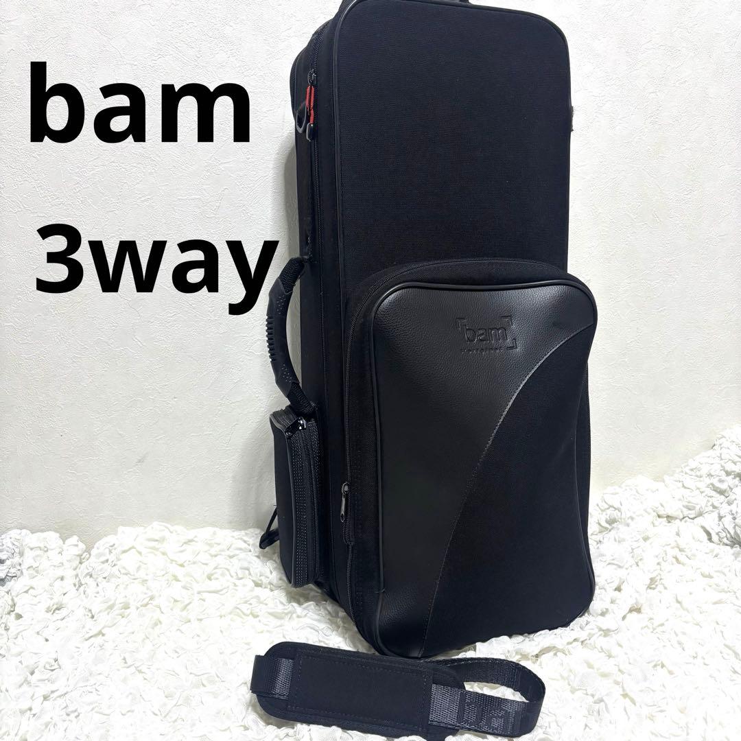 【良品】bam バム アルトサックス トレッキングケース 3way