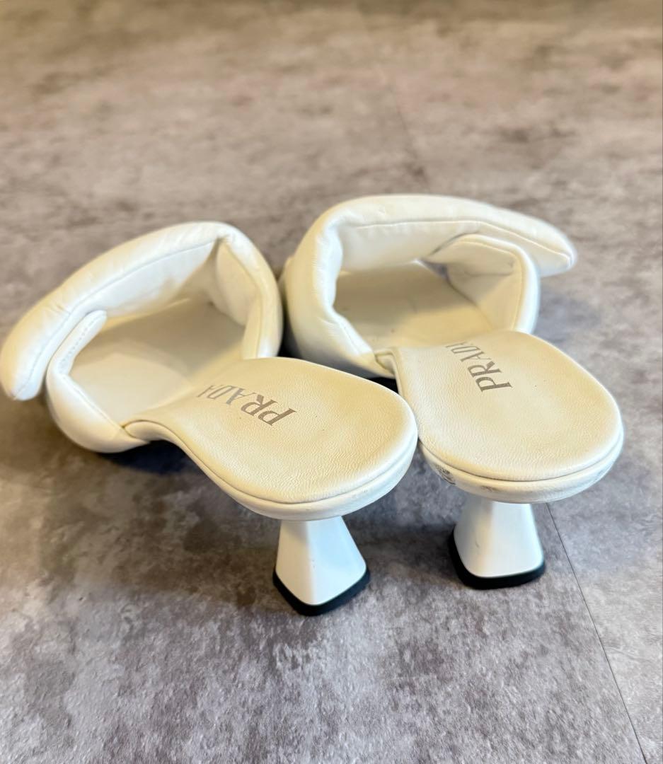 PRADA ミュール パンプス ホワイト